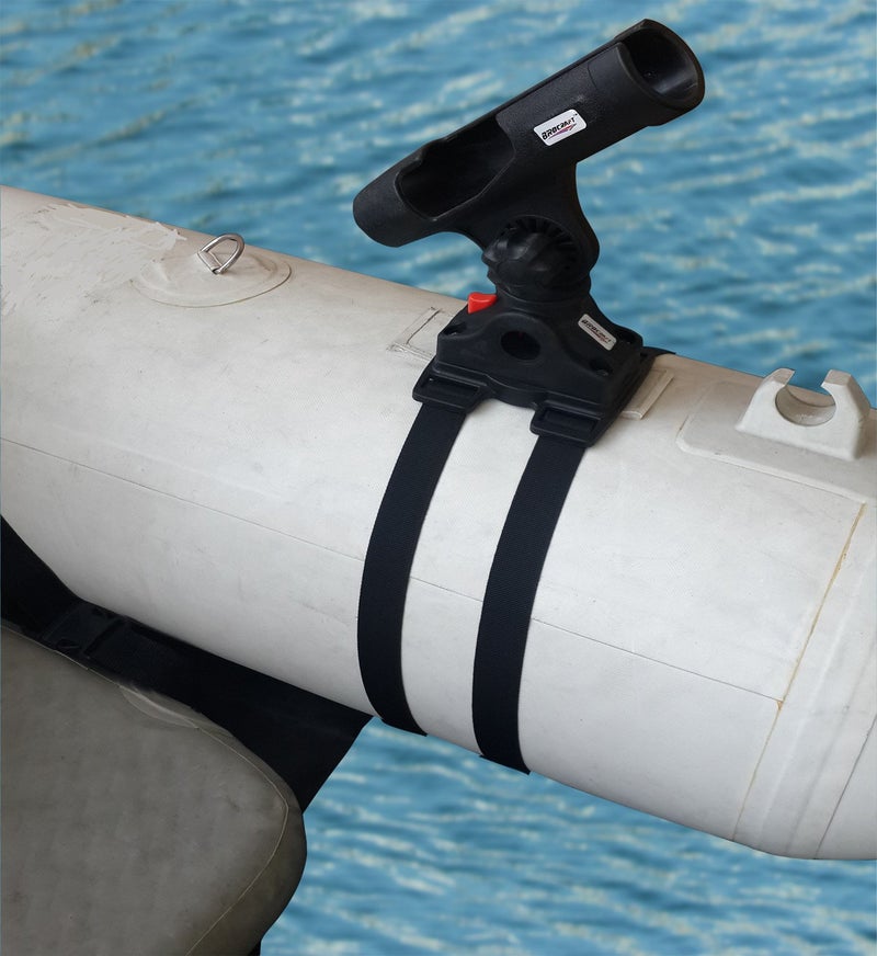 Brocraft Float Tube OR Pontoon Boat Rod Holder / Float Tube Fly Rod Holder - Image 2